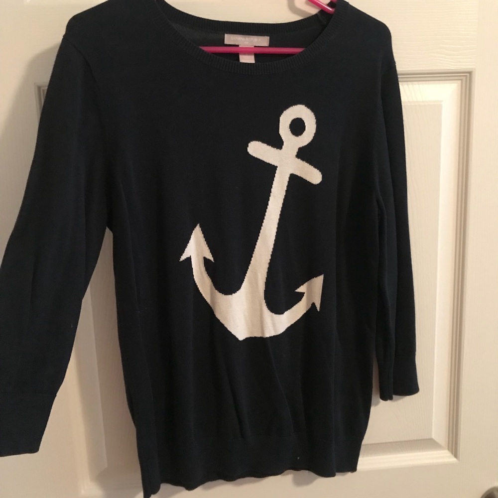 Banana Republic anchor sweater